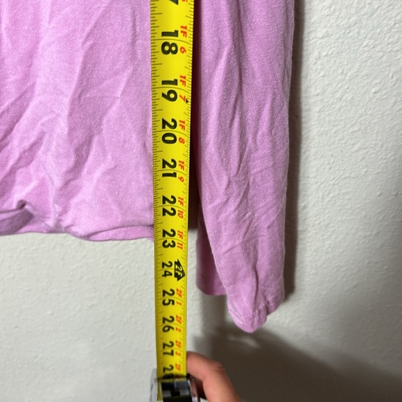 J. Crew Long-sleeve Tee Boatneck lilac size XL - Picture 6 of 7